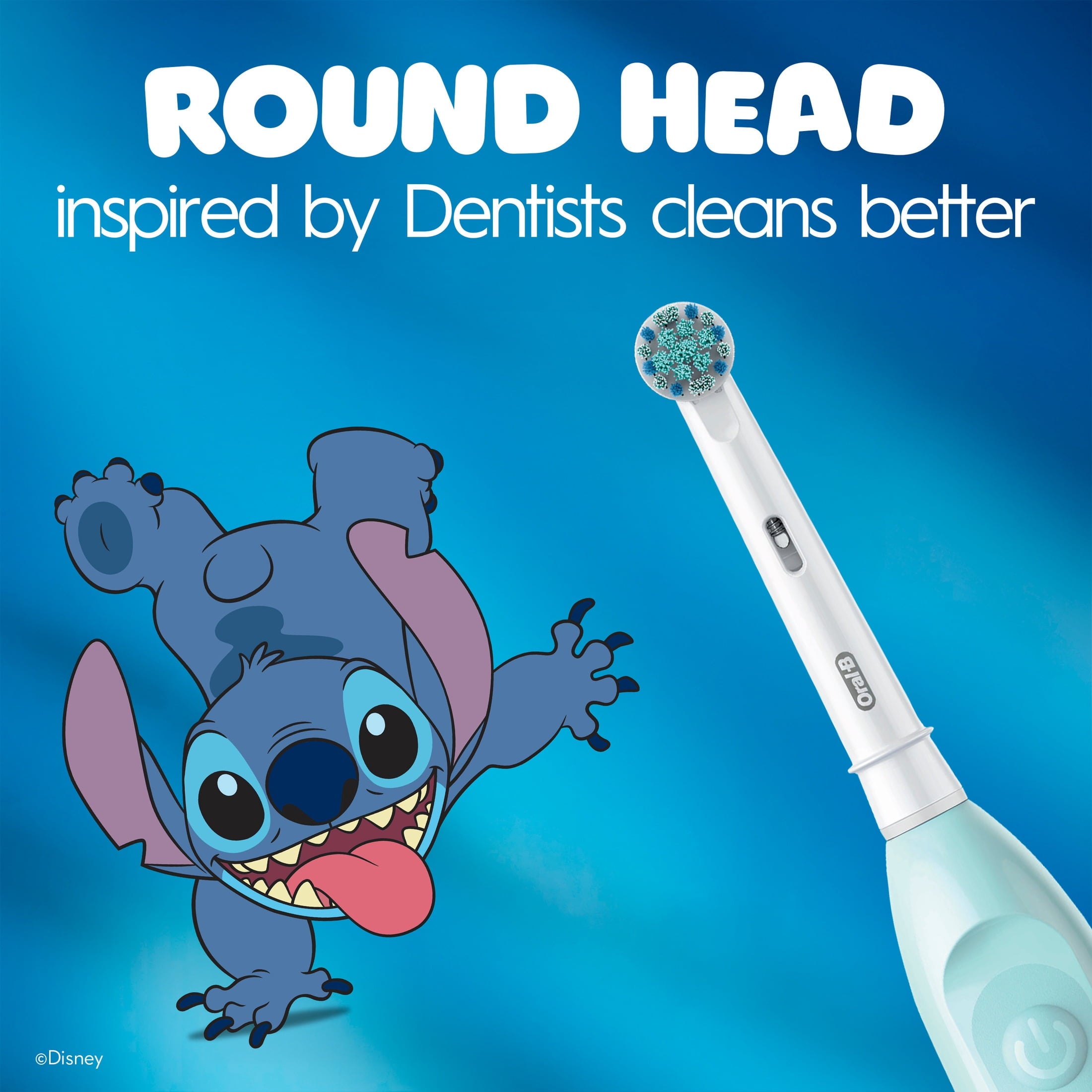 Kids Toothbrush, STITCH Electric Battery Powered Toothbrush for Ages 3+, Extra Soft Bristles