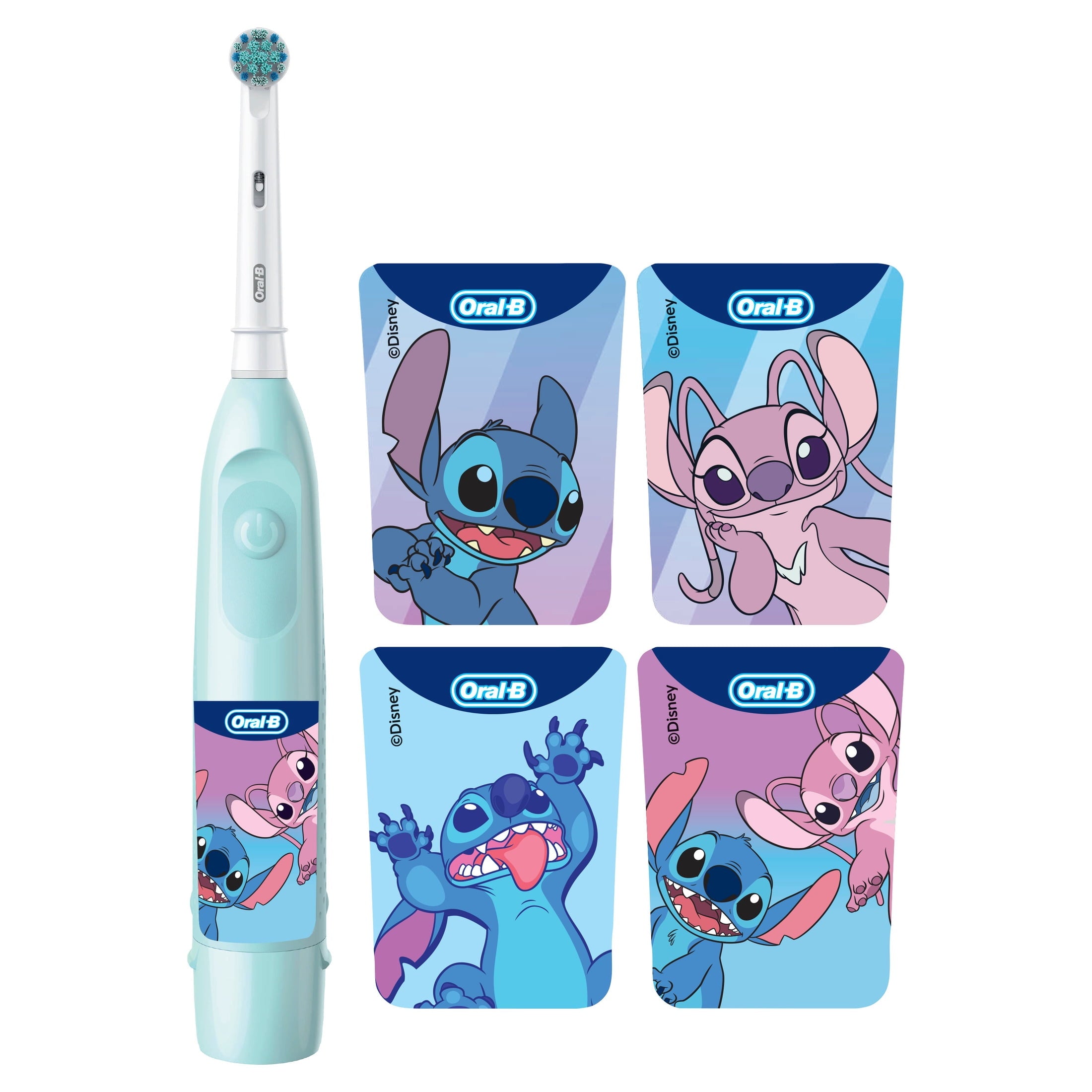 Kids Toothbrush, STITCH Electric Battery Powered Toothbrush for Ages 3+, Extra Soft Bristles