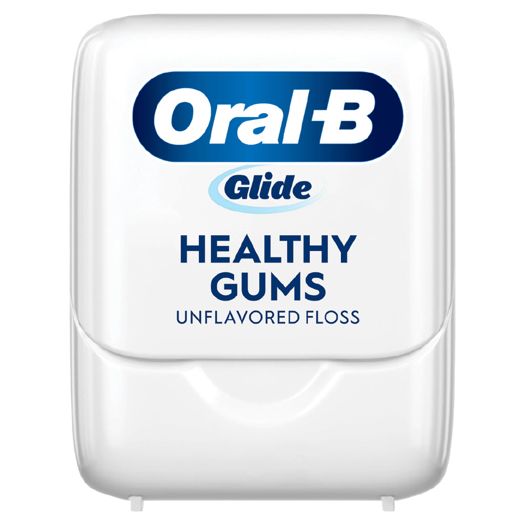 Floss, Glide Healthy Gums Unflavored Dental Floss, Smooth, Strong, Shred Resistant 50m