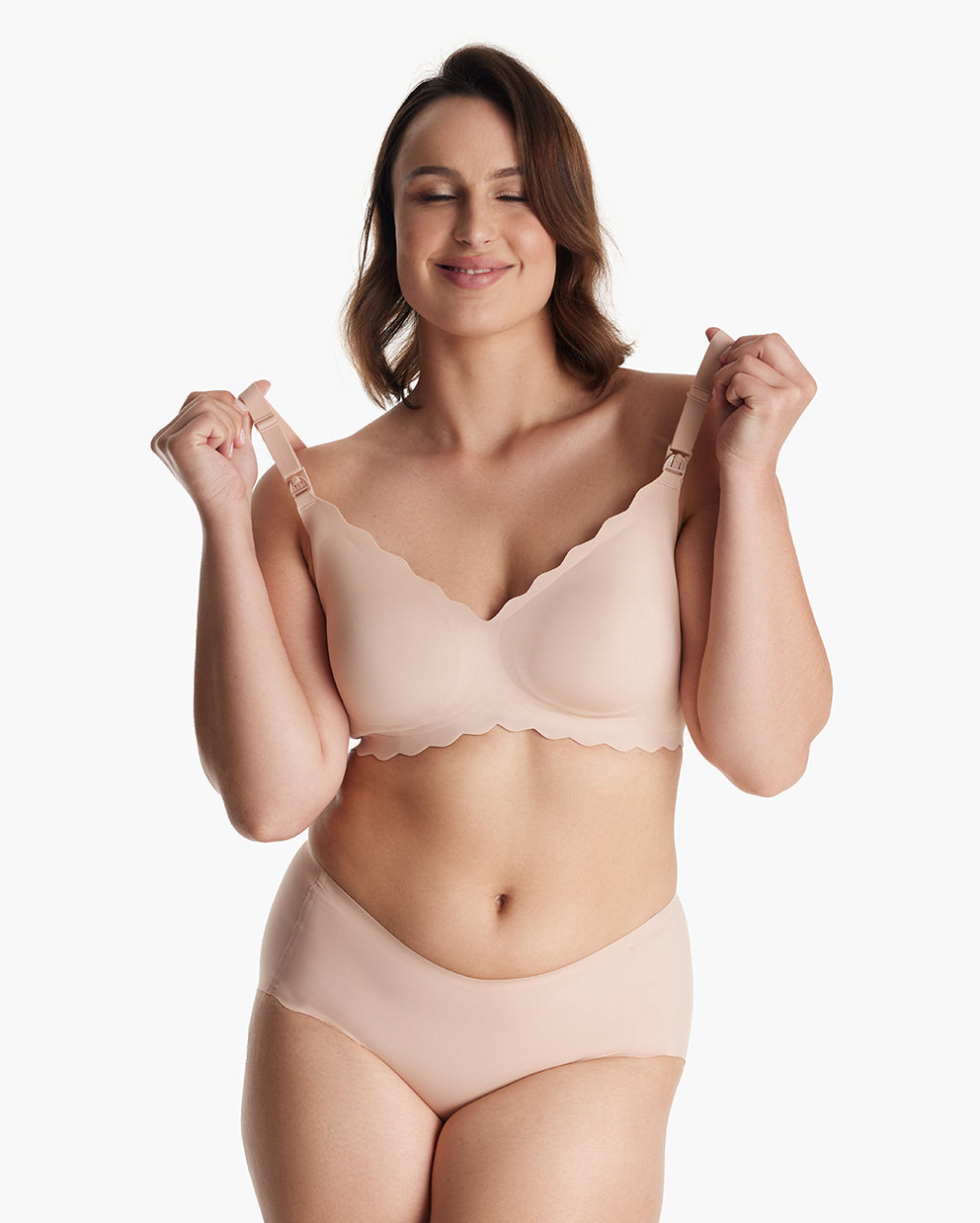 Jelly Strip - Seamless Floral Push up Nursing Bra (2 Pack)