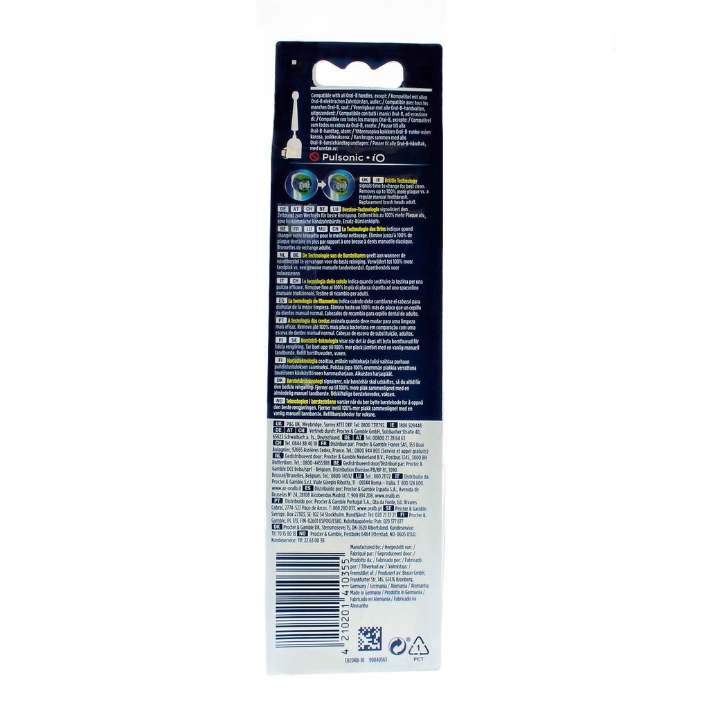 Precision Clean Replacement Brush Heads 10 ct Carded Pack