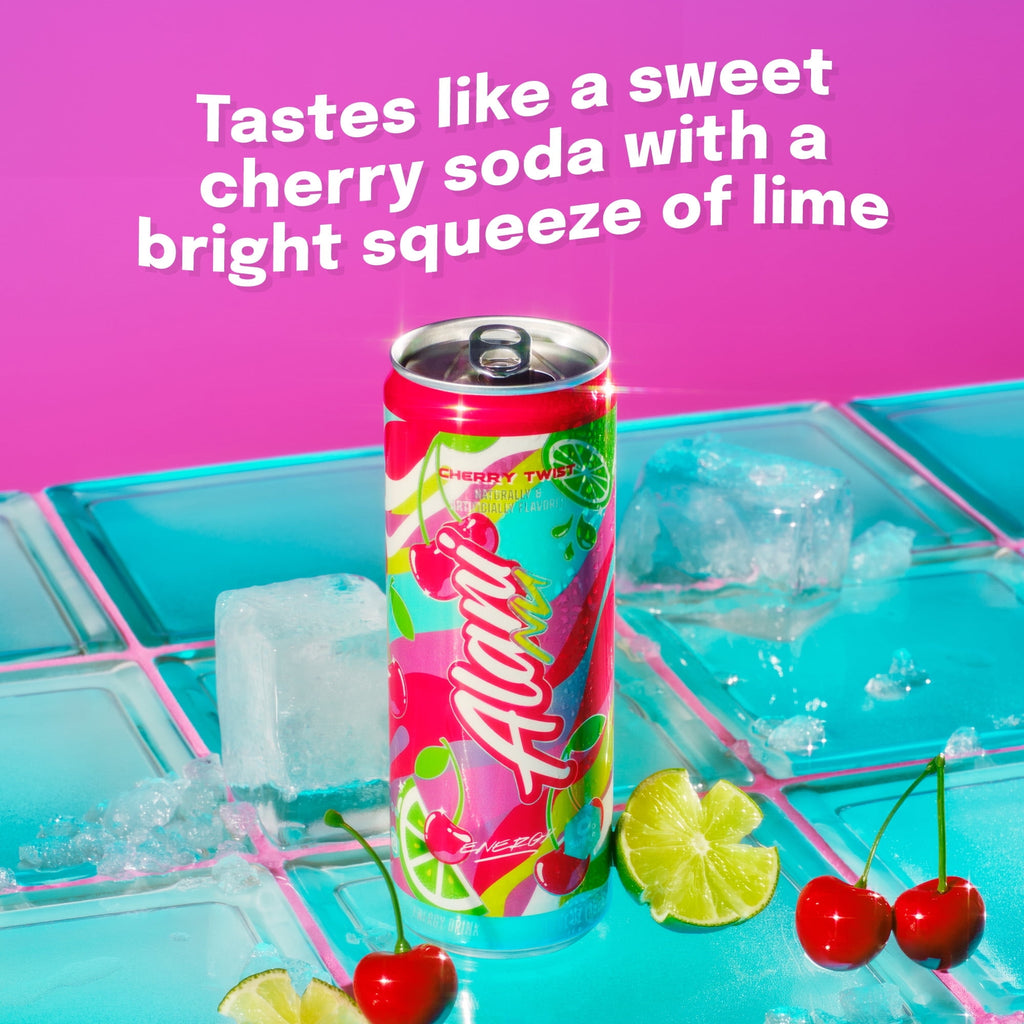 Sugar Free Energy Drink – Cherry Twist – 12 fl oz (6 Pack)