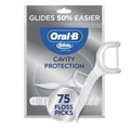 Glide Cavity Protection Dental Floss Picks, Helps Prevent Cavities, 75 Count