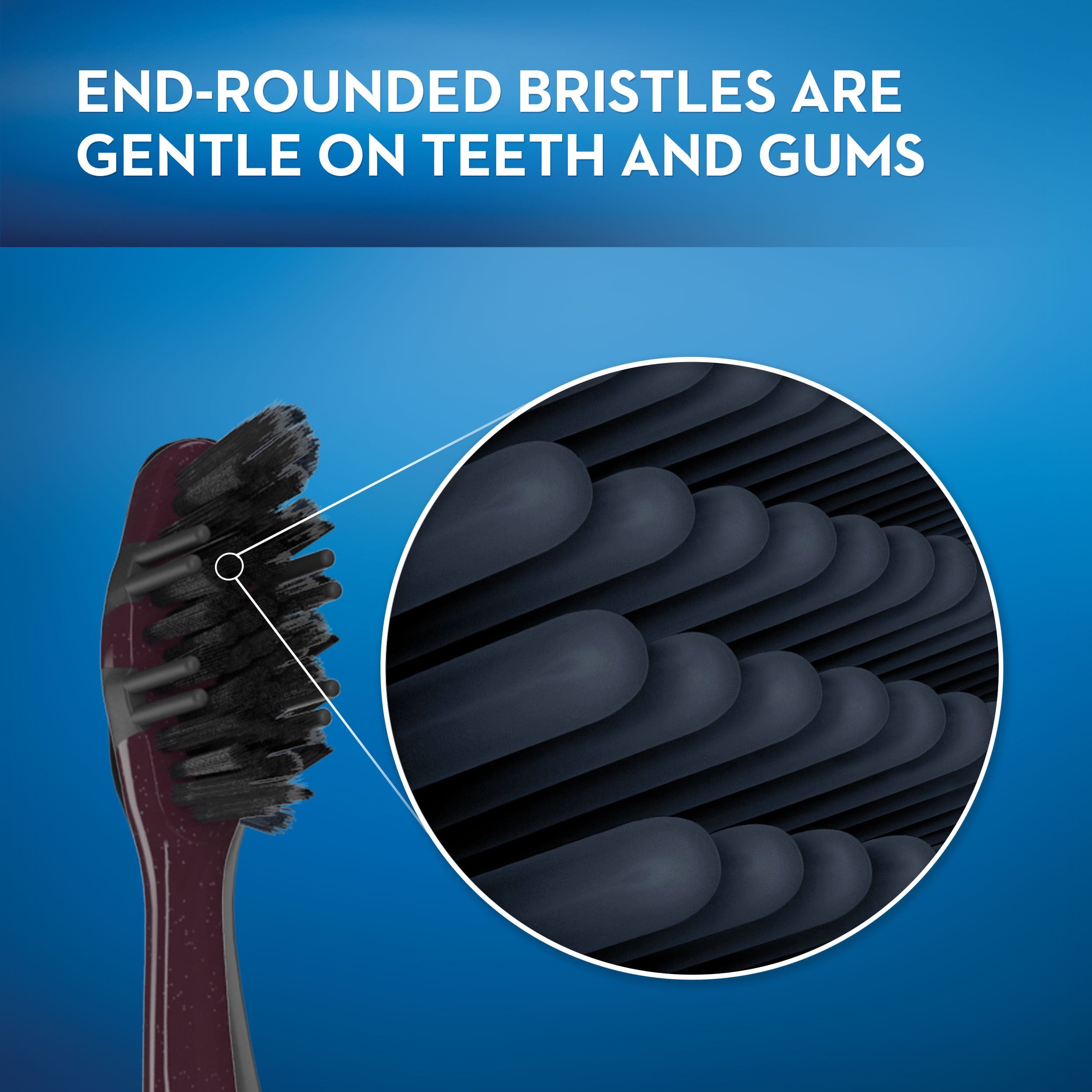 Charcoal Toothbrush, Soft, 4 Count