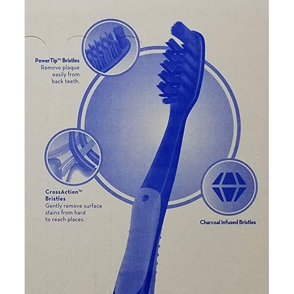 Charcoal Toothbrush, Soft, 4 Count