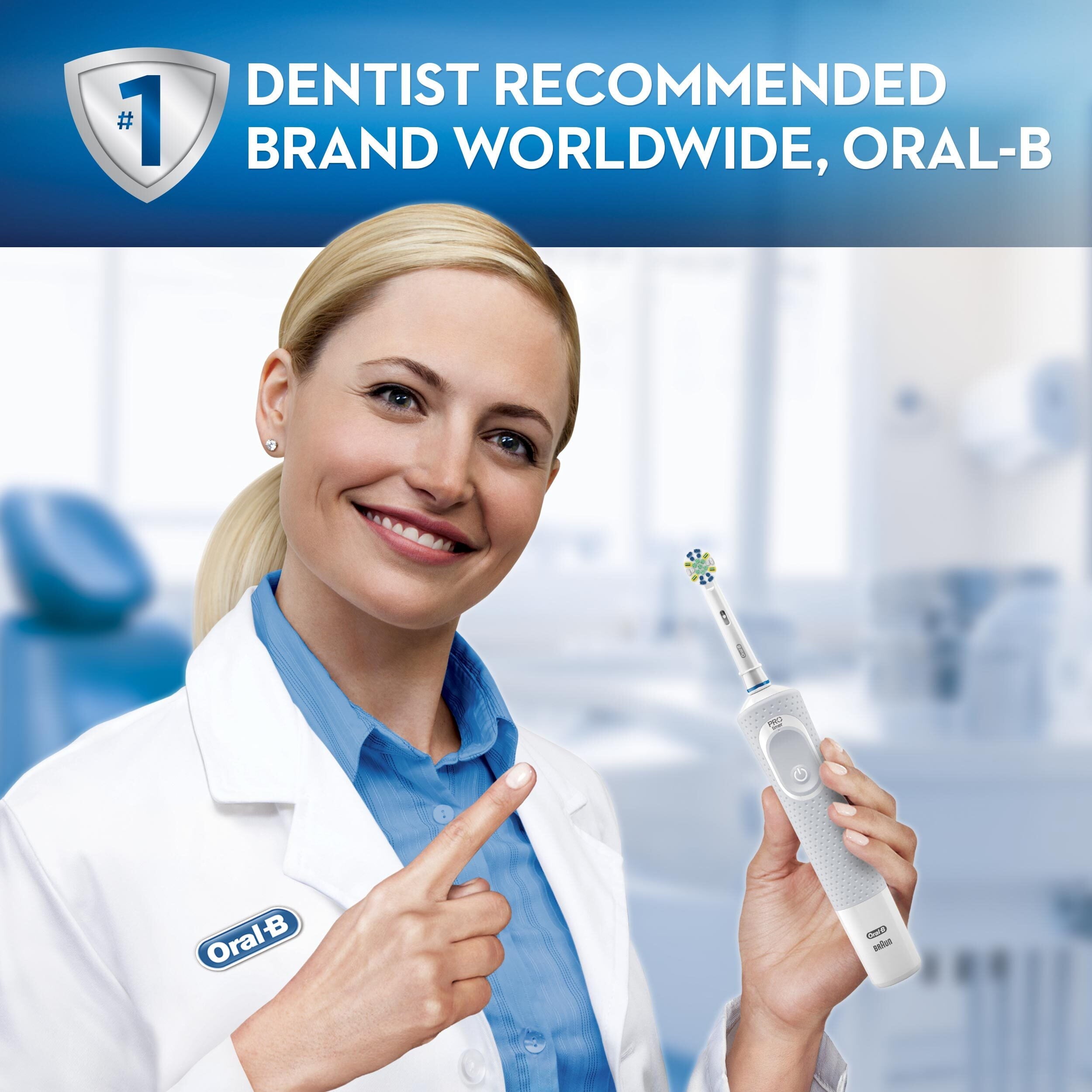 Pro 500 Precision Clean Electric Rechargeable Toothbrush, 1 Ct, White