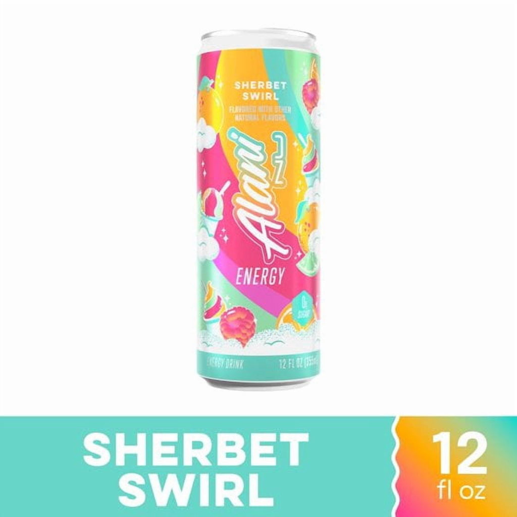 Energy Drink Sherbet Swirl 12oz Pack 2 cans