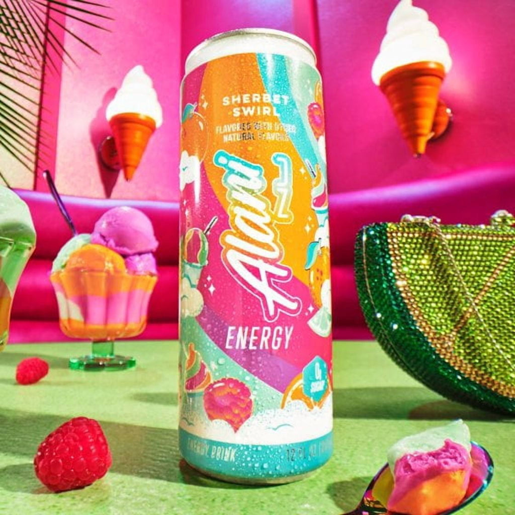 Energy Drink Sherbet Swirl 12oz Pack 2 cans