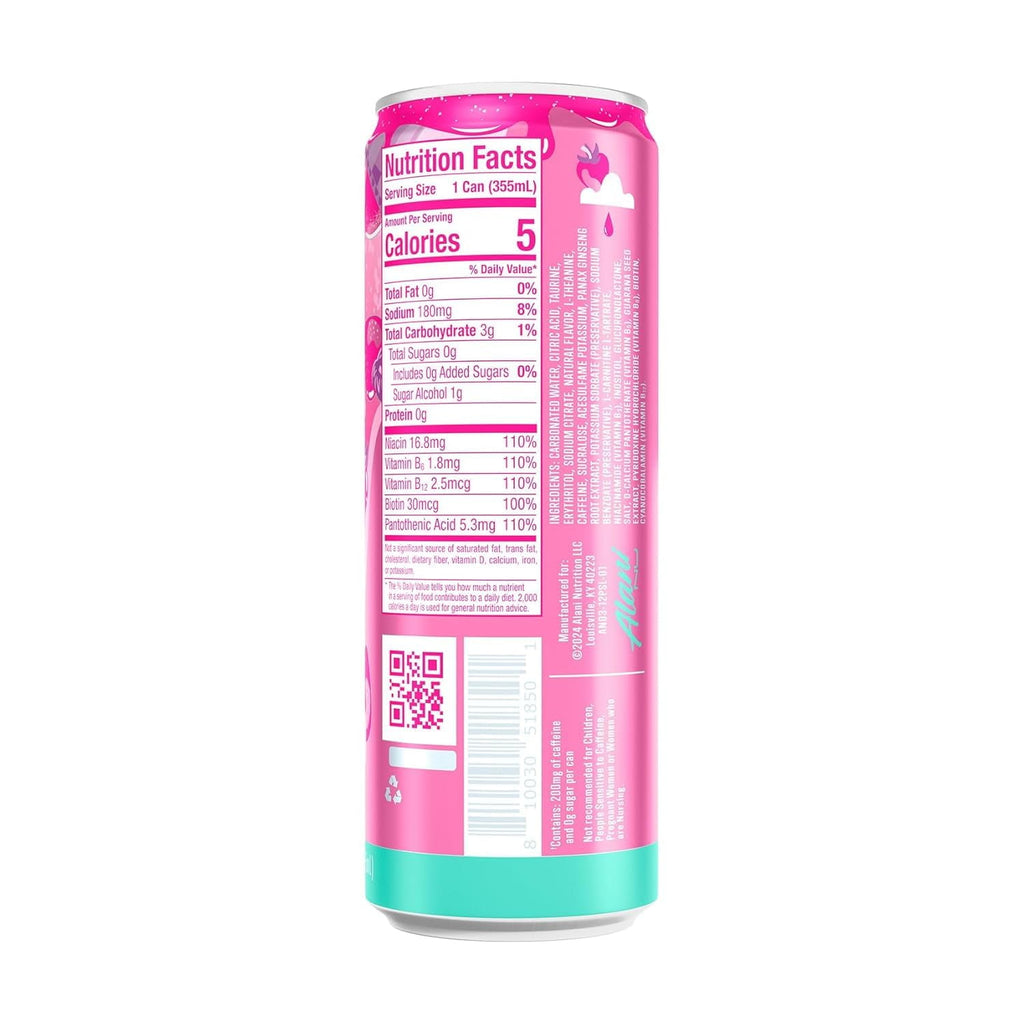 Sugar Free Energy Drinks Variety Pack, Pink Slush, orange kiss, cherry twist, Low - Calorie, Energy Boost Drinks 12 oz (Pack Of 6)