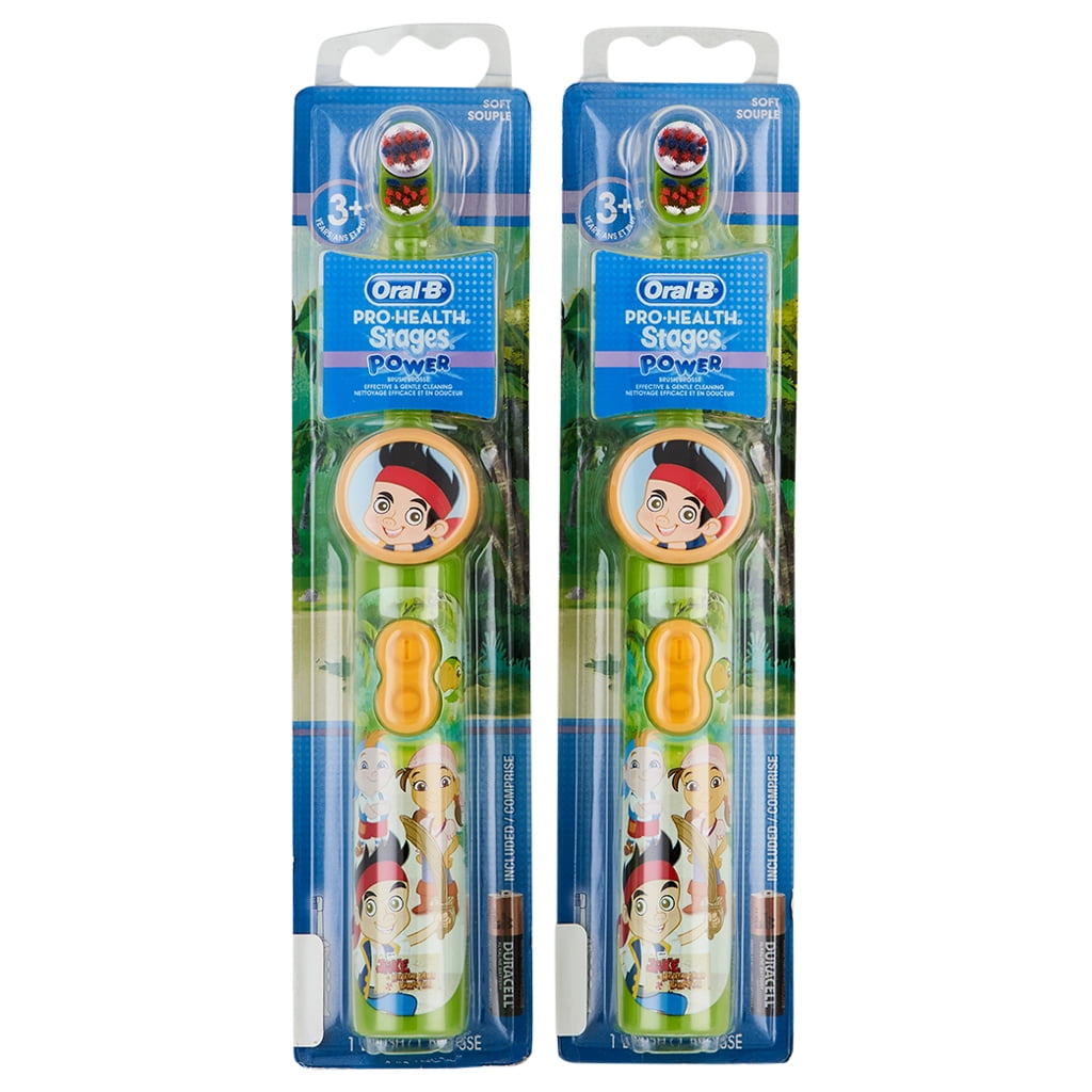 Pro Health Stages Power Kids ToothBrush Jake &amp; The Neverland Pirates 2 Ct