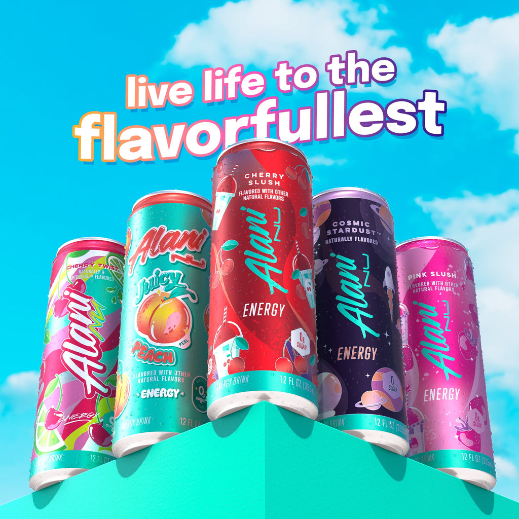 Sugar Free Energy Drink, Cherry Slush, 12 fl oz, 12 Pack, Cans, 200mg Caffeine