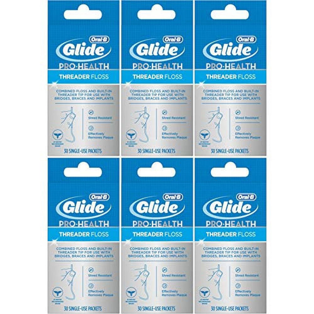 Floss, Glide Pro-Health Dental Floss Threader for Braces and Dental Work, 30 Count
