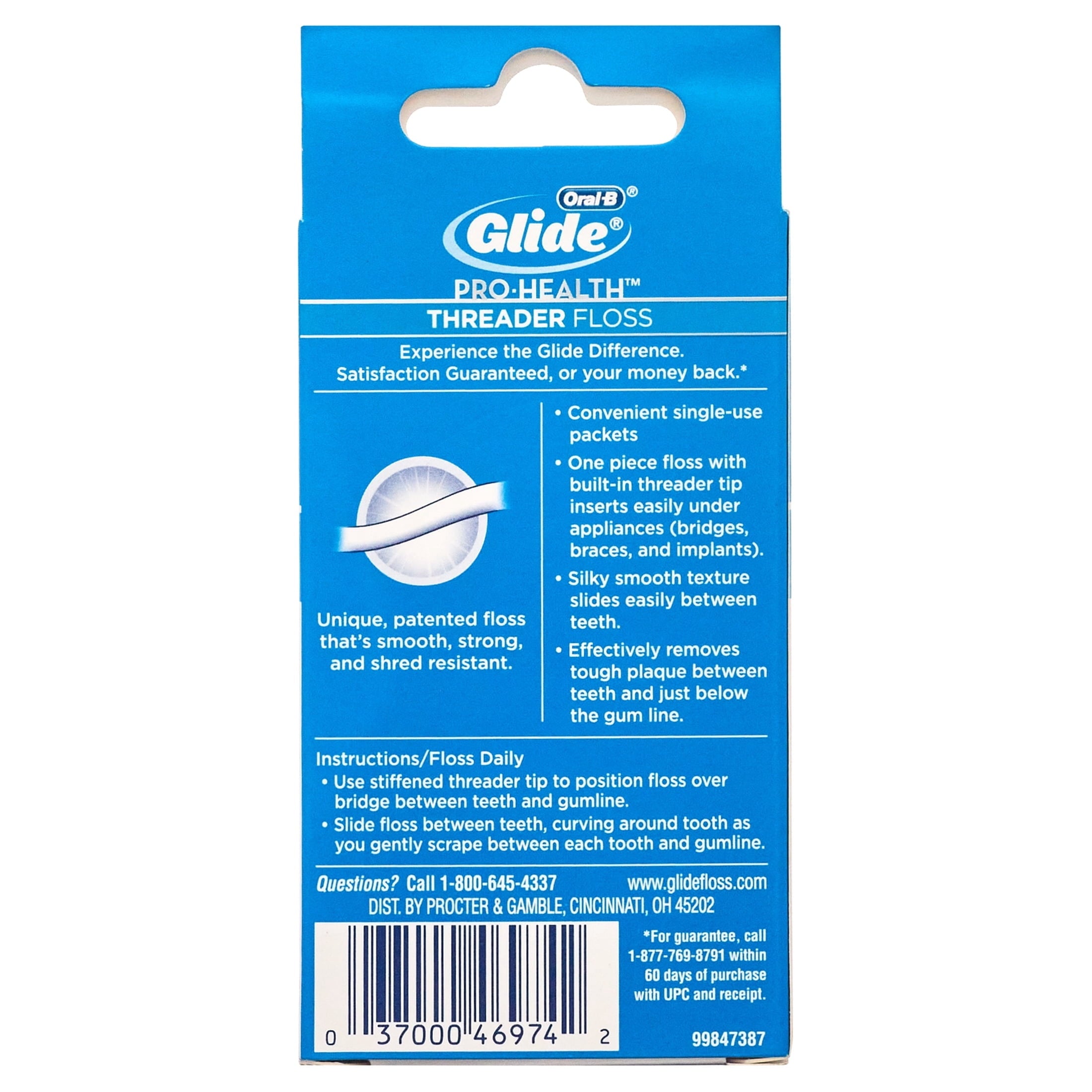Floss, Glide Pro-Health Dental Floss Threader for Braces and Dental Work, 30 Count
