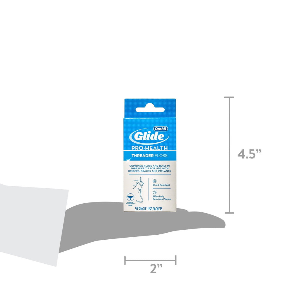 Floss, Glide Pro-Health Dental Floss Threader for Braces and Dental Work, 30 Count