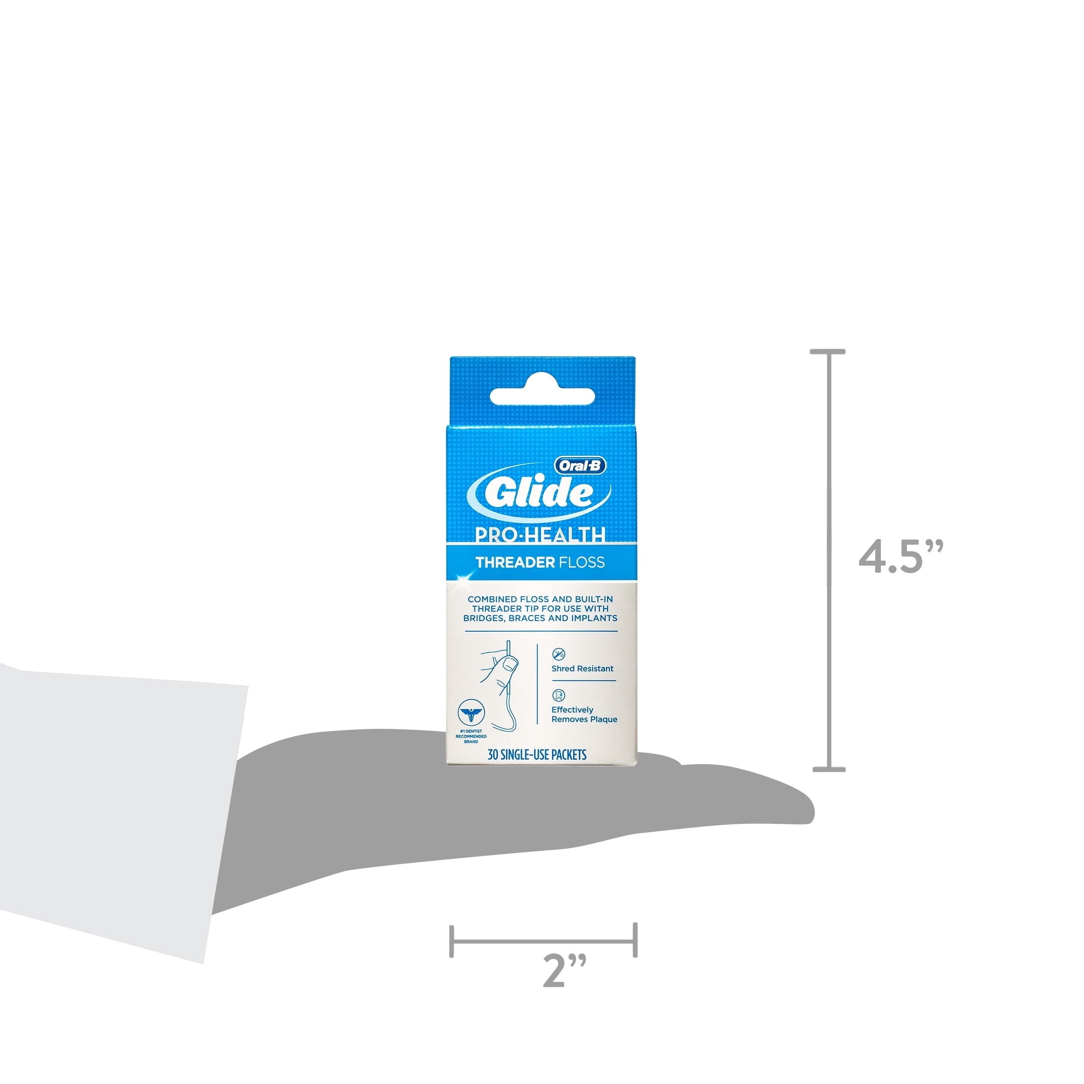 Floss, Glide Pro-Health Dental Floss Threader for Braces and Dental Work, 30 Count