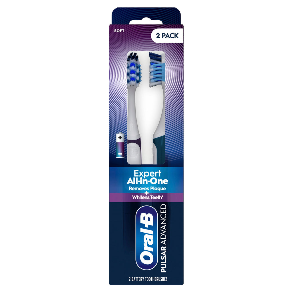 Toothbrush, Advanced All-in-One Soft Toothbrush, 2 Count