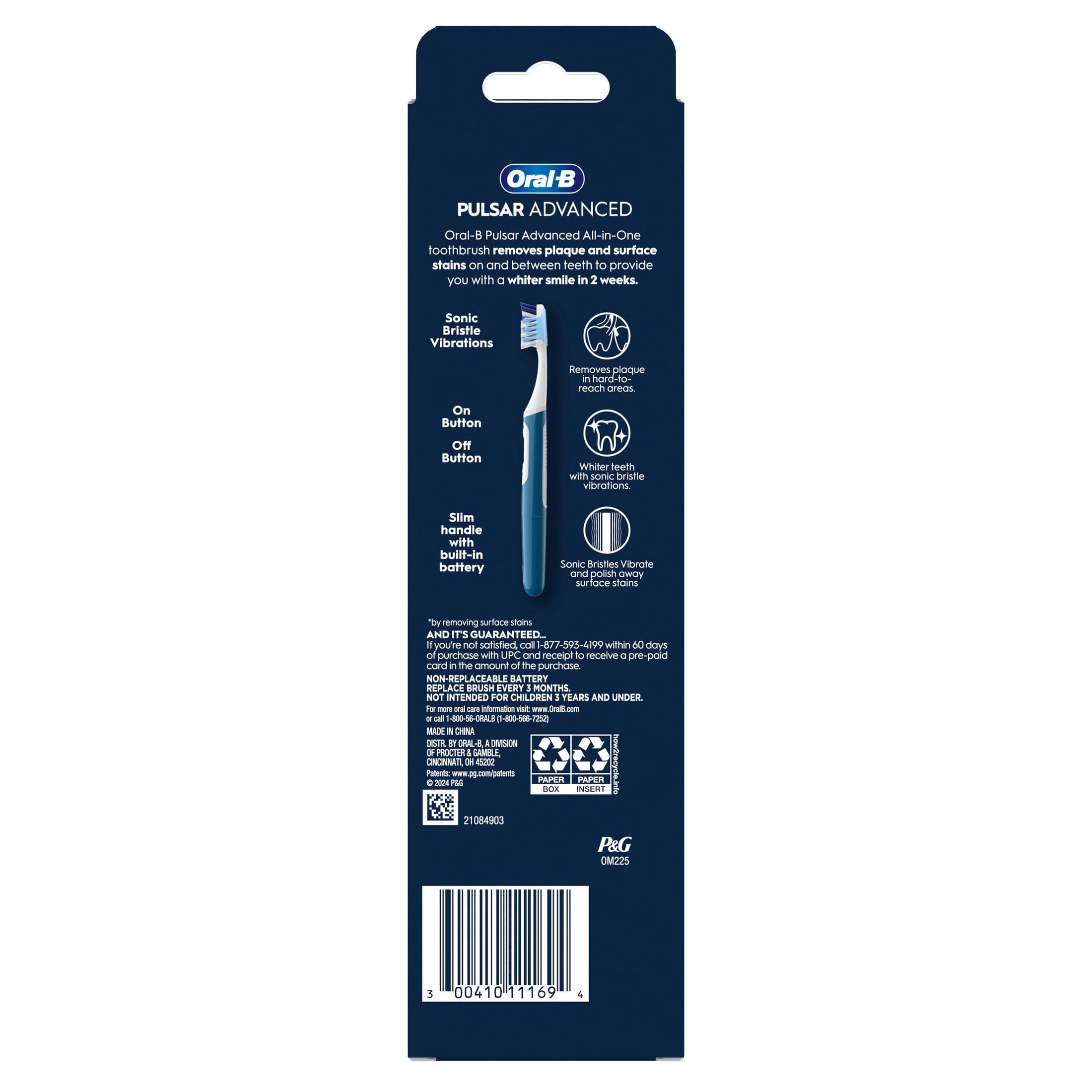 Toothbrush, Advanced All-in-One Soft Toothbrush, 2 Count