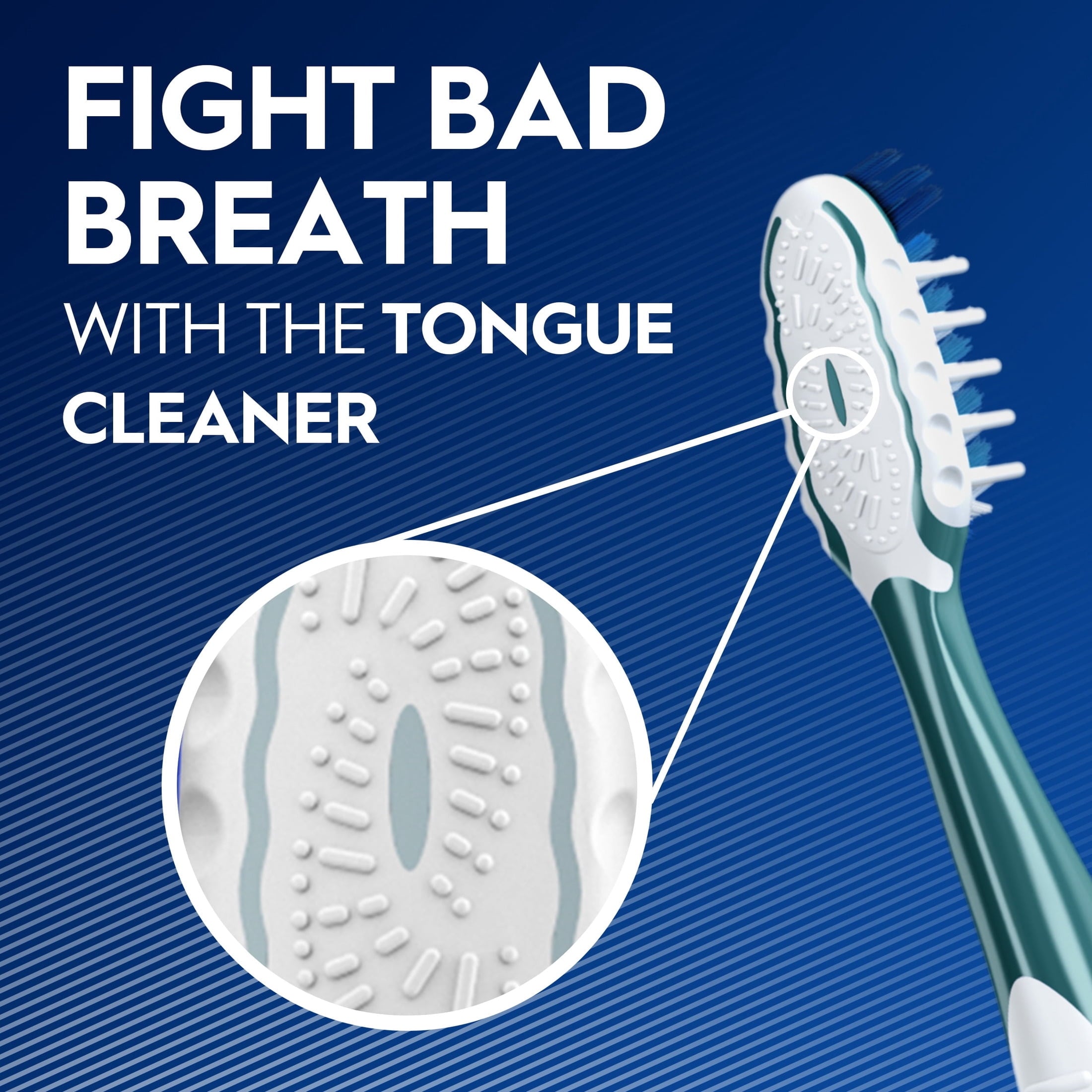 Toothbrush Pro Clean Cross Action, Deep Plaque Removal, Medium, 2 Count