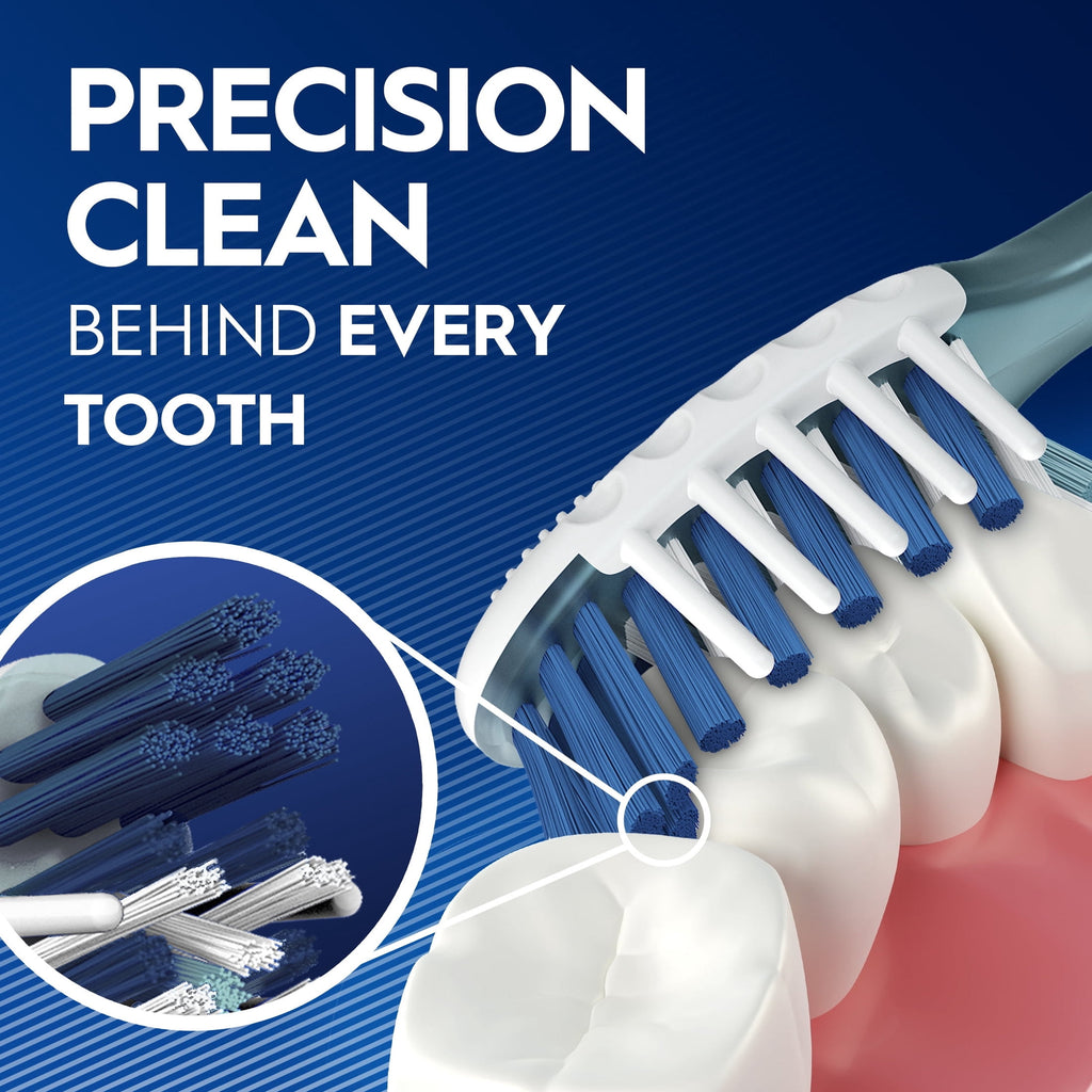 Toothbrush Pro Clean Cross Action, Deep Plaque Removal, Medium, 2 Count