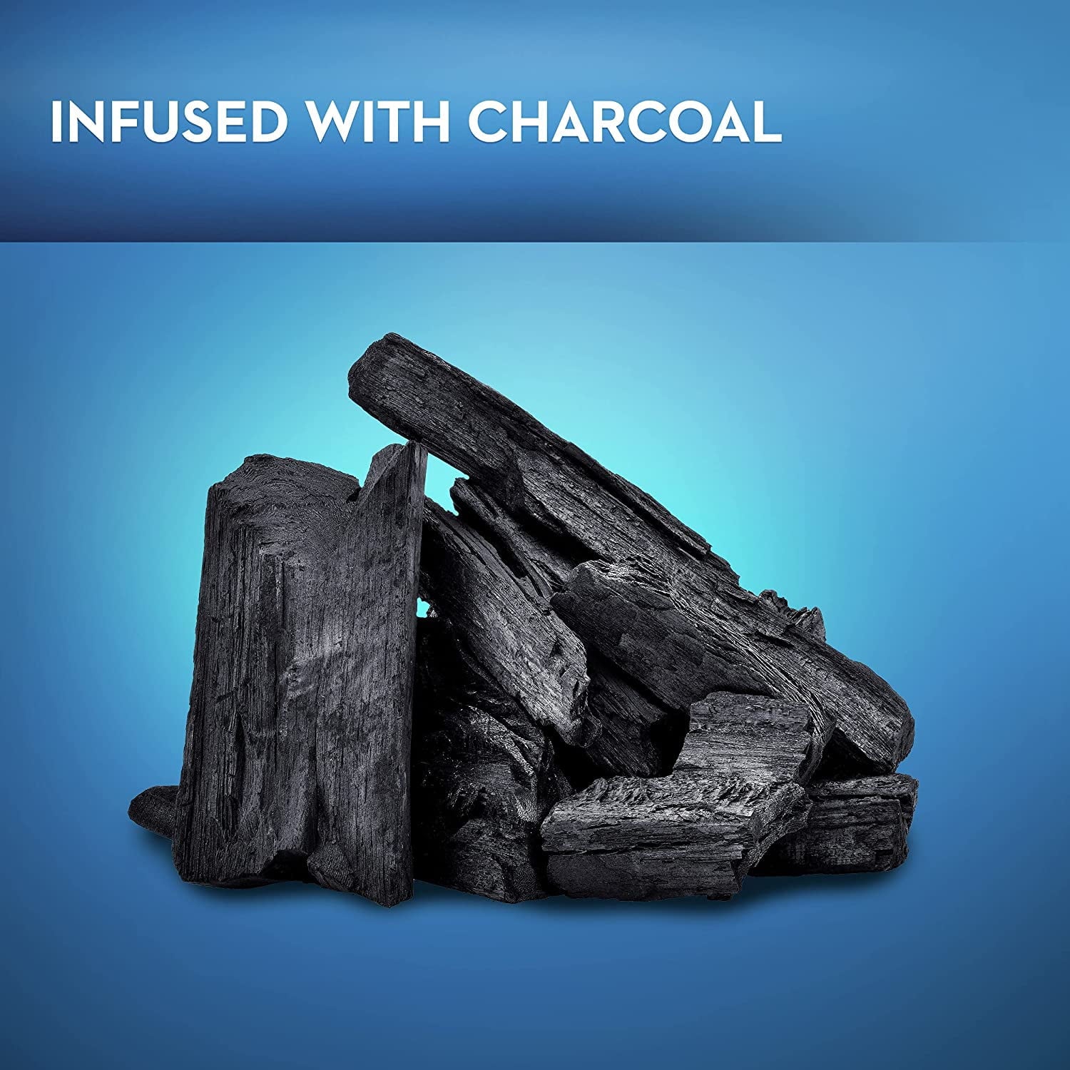 Charcoal Infused Mint Dental Floss Picks, 75 Count, Pack Of 4