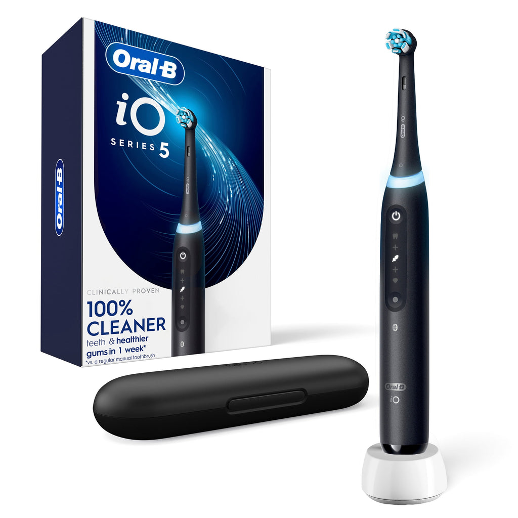 Toothbrush, iO Series 5 Electric Toothbrush with (1) Brush Head, Rechargeable, Black