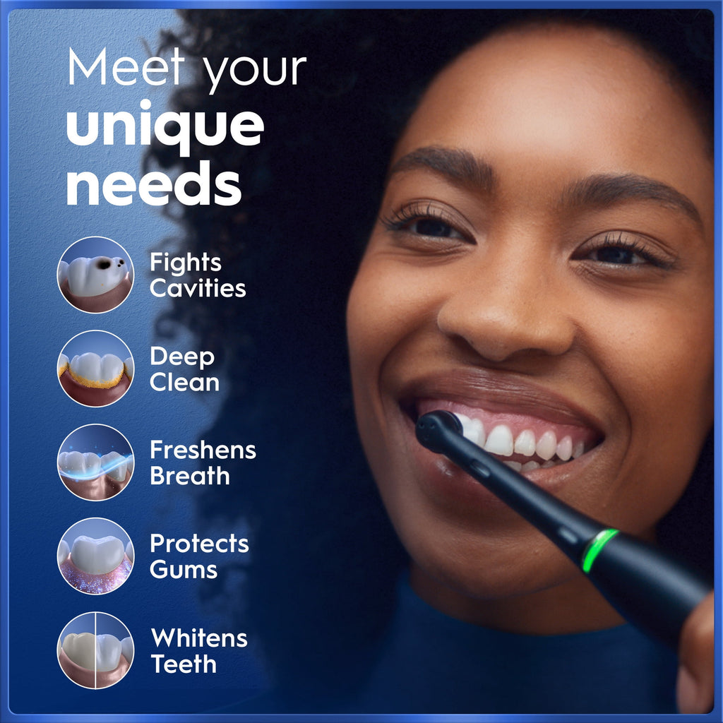Toothbrush, iO Series 5 Electric Toothbrush with (1) Brush Head, Rechargeable, Black