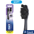 Advanced Whitening Charcoal Toothbrushes, Soft, 2 Count