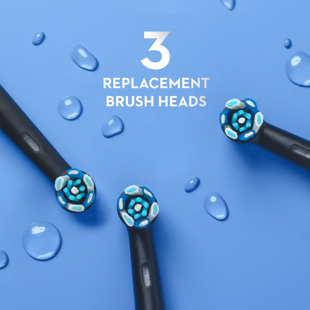 iO Series 8 Electric Toothbrush with 3 Brush Heads, Violet Ametrine, for Adults and Children 3+.