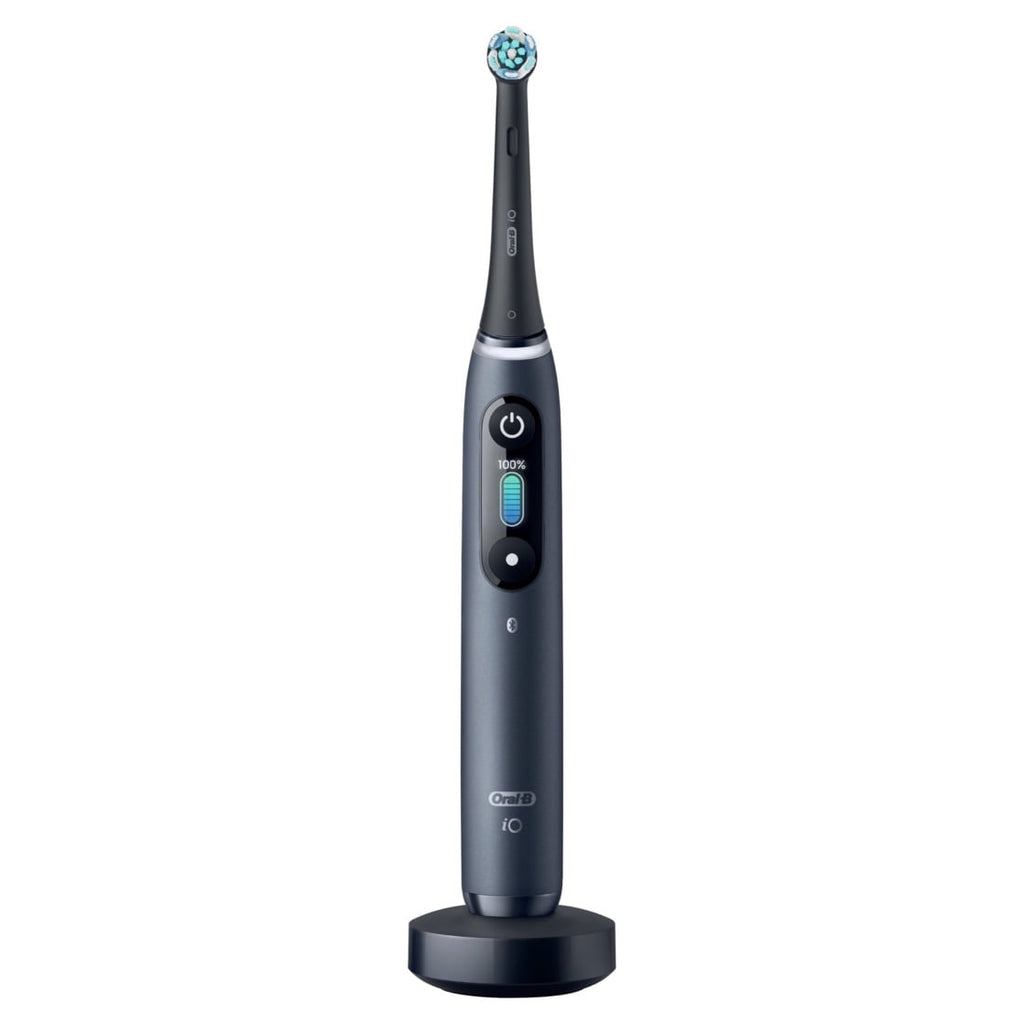 iO Series 8 Electric Toothbrush with 3 Brush Heads, Violet Ametrine, for Adults and Children 3+.