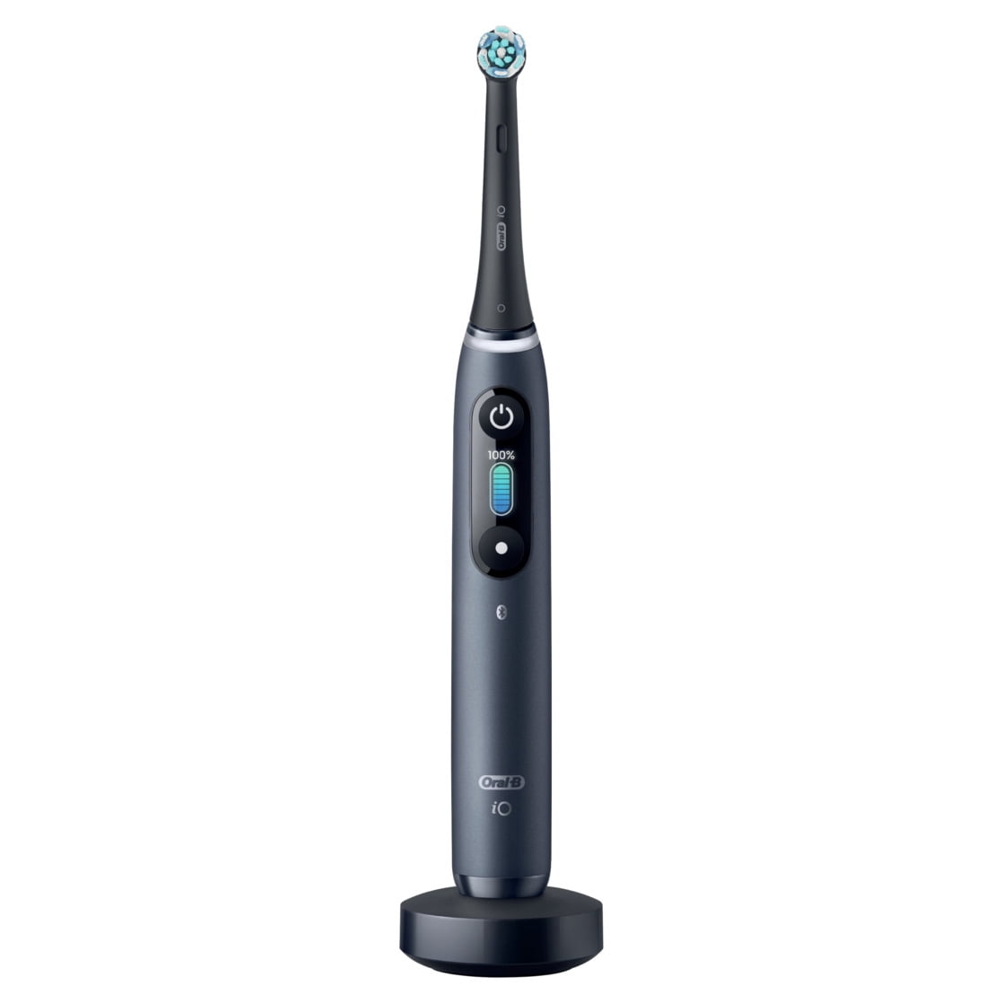 iO Series 8 Electric Toothbrush with 3 Brush Heads, Violet Ametrine, for Adults and Children 3+.