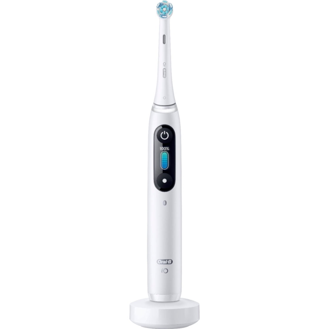 iO Series 8 Electric Toothbrush with 3 Brush Heads, Violet Ametrine, for Adults and Children 3+.