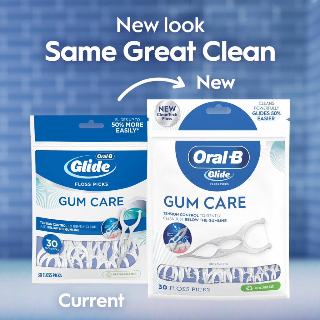 Glide Gum Care Dental Floss Picks, Good for, 30 Picks