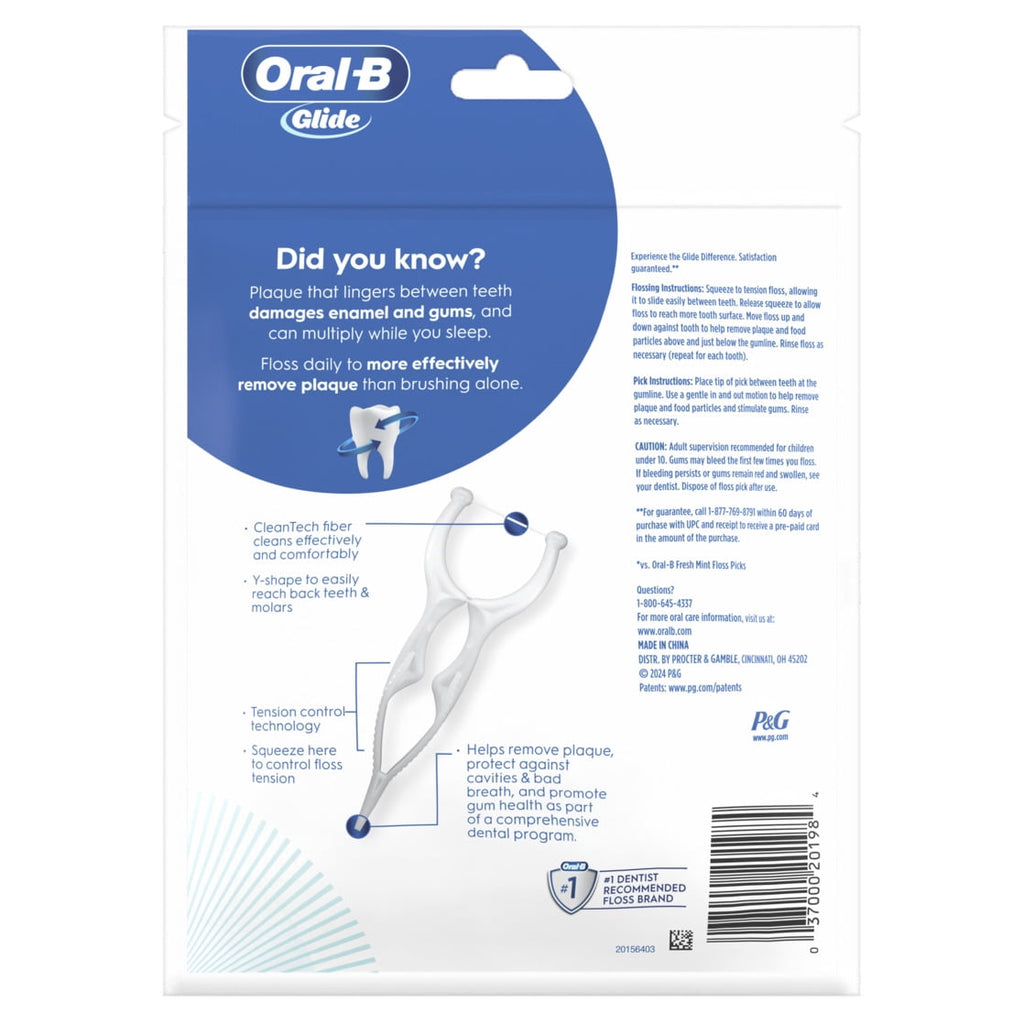 Glide Gum Care Dental Floss Picks, Good for, 30 Picks