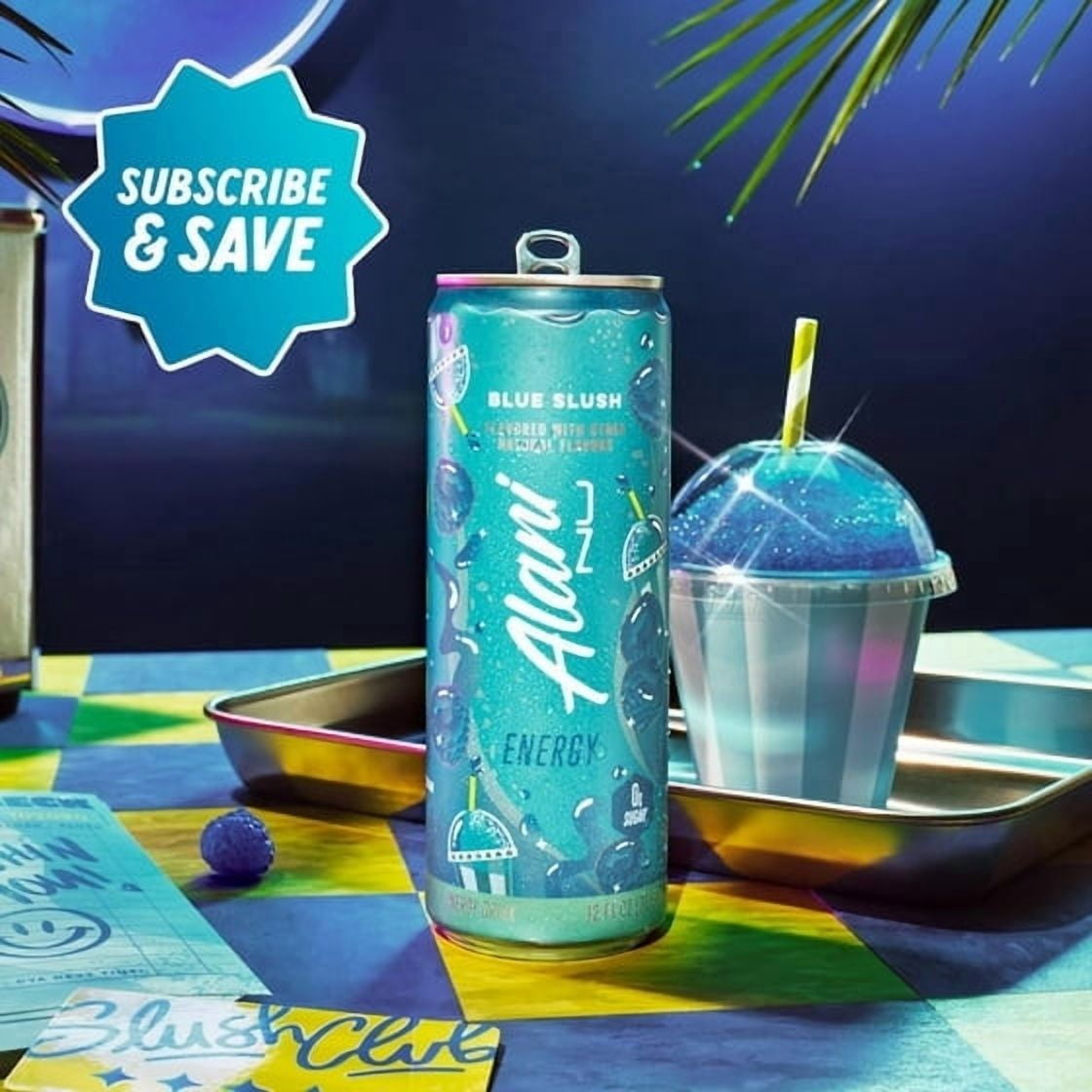 New  Energy Drinks Winter Wonderland, Sherbet Swirl, Blue Slush Variety Pack Sugar-Free, Low-Calorie, Energy Boost Drink 12 fl oz (Pack of 6)