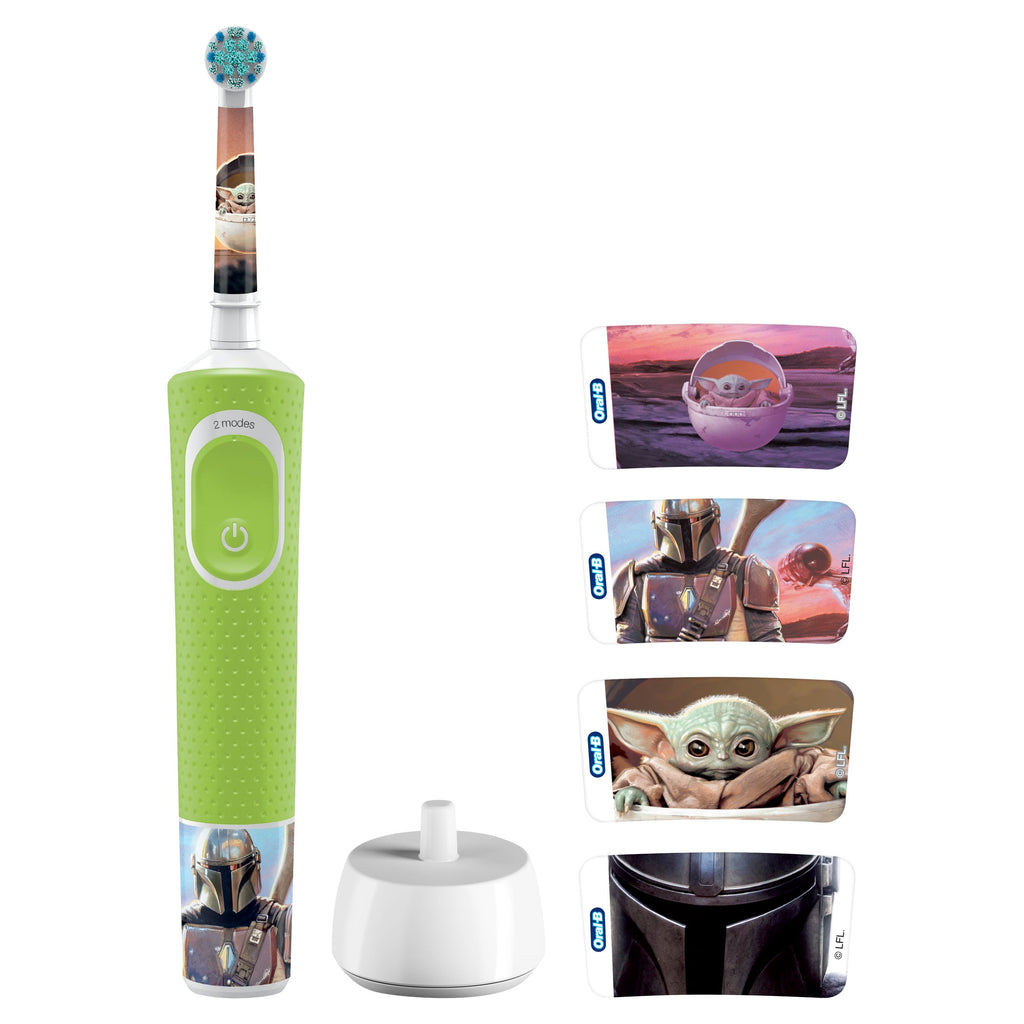 Kids Electric Toothbrush featuring Star Wars The Mandalorian, for Kids 3+