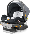 Infant Car Seat and Base, Rear-Facing Seat for 4-30 lbs., Includes Head and Body Support, Compatible with Chicco Strollers, Baby Travel Gear - Pewter/Grey