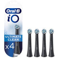 iO Ultimate Cleaning Electric Toothbrush Heads Black - 4 Heads