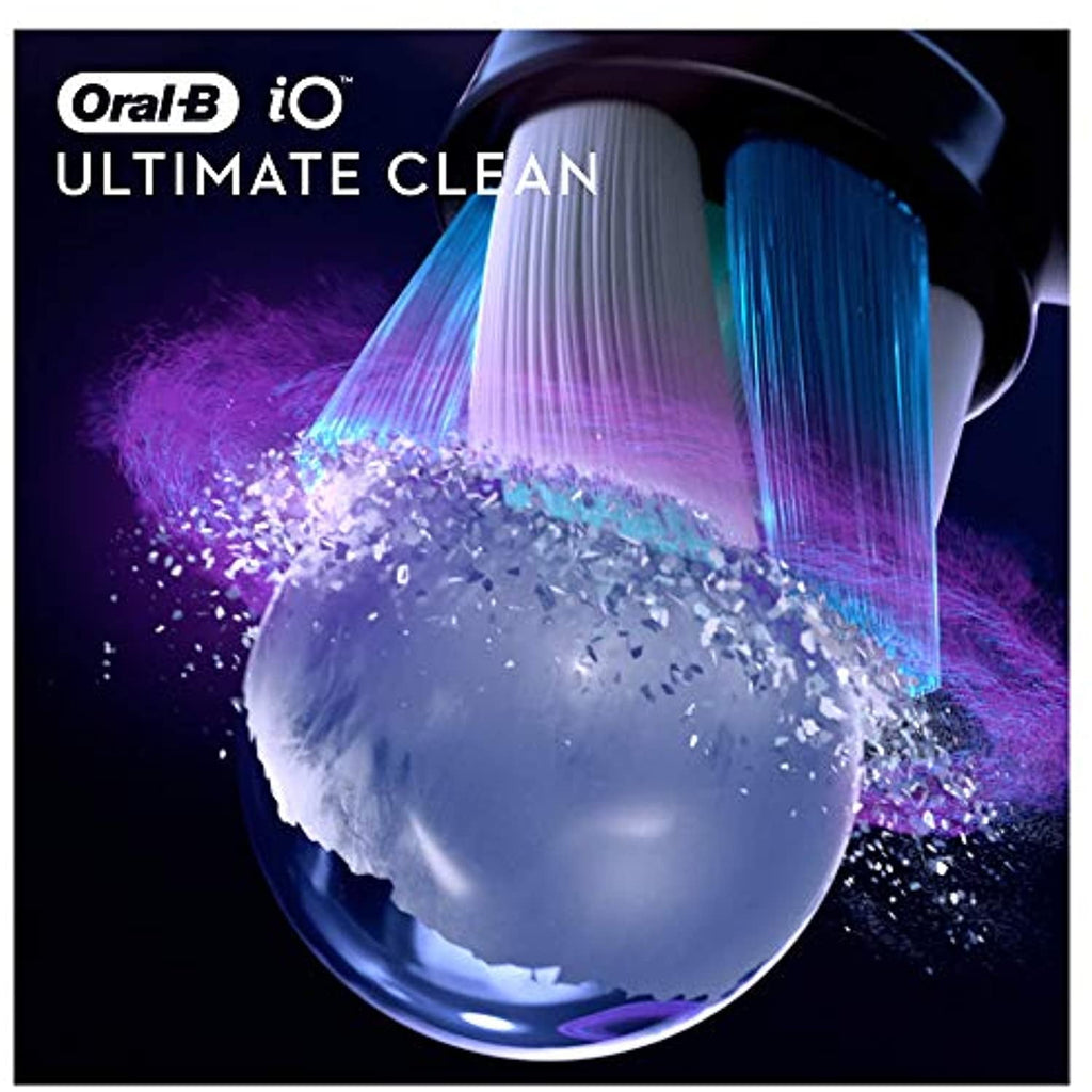 iO Ultimate Cleaning Electric Toothbrush Heads Black - 4 Heads