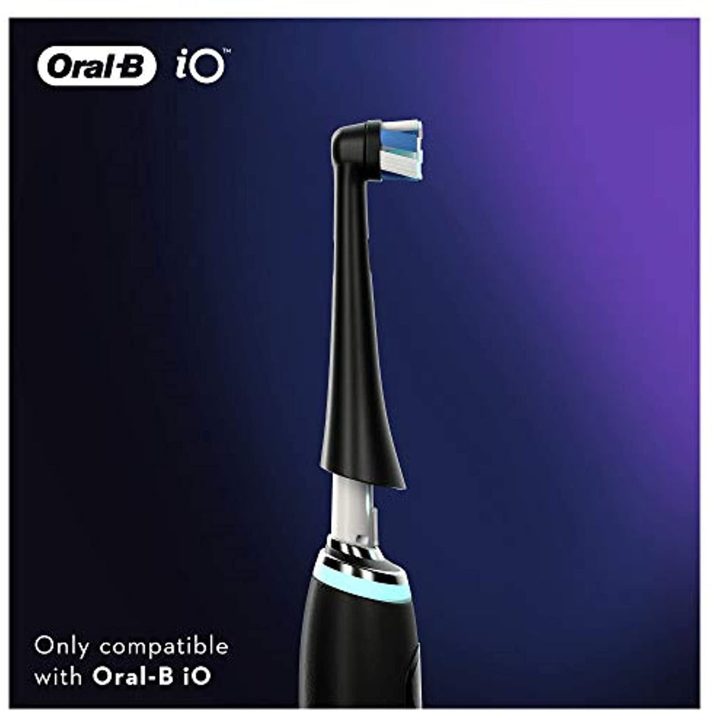 iO Ultimate Cleaning Electric Toothbrush Heads Black - 4 Heads
