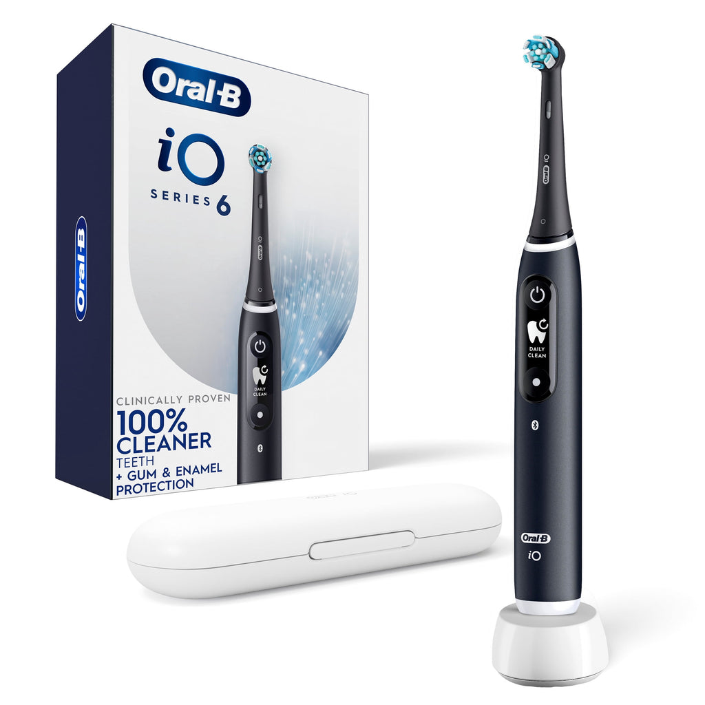 iO Series 6 Electric Toothbrush with (1) Brush Head, Black Lava