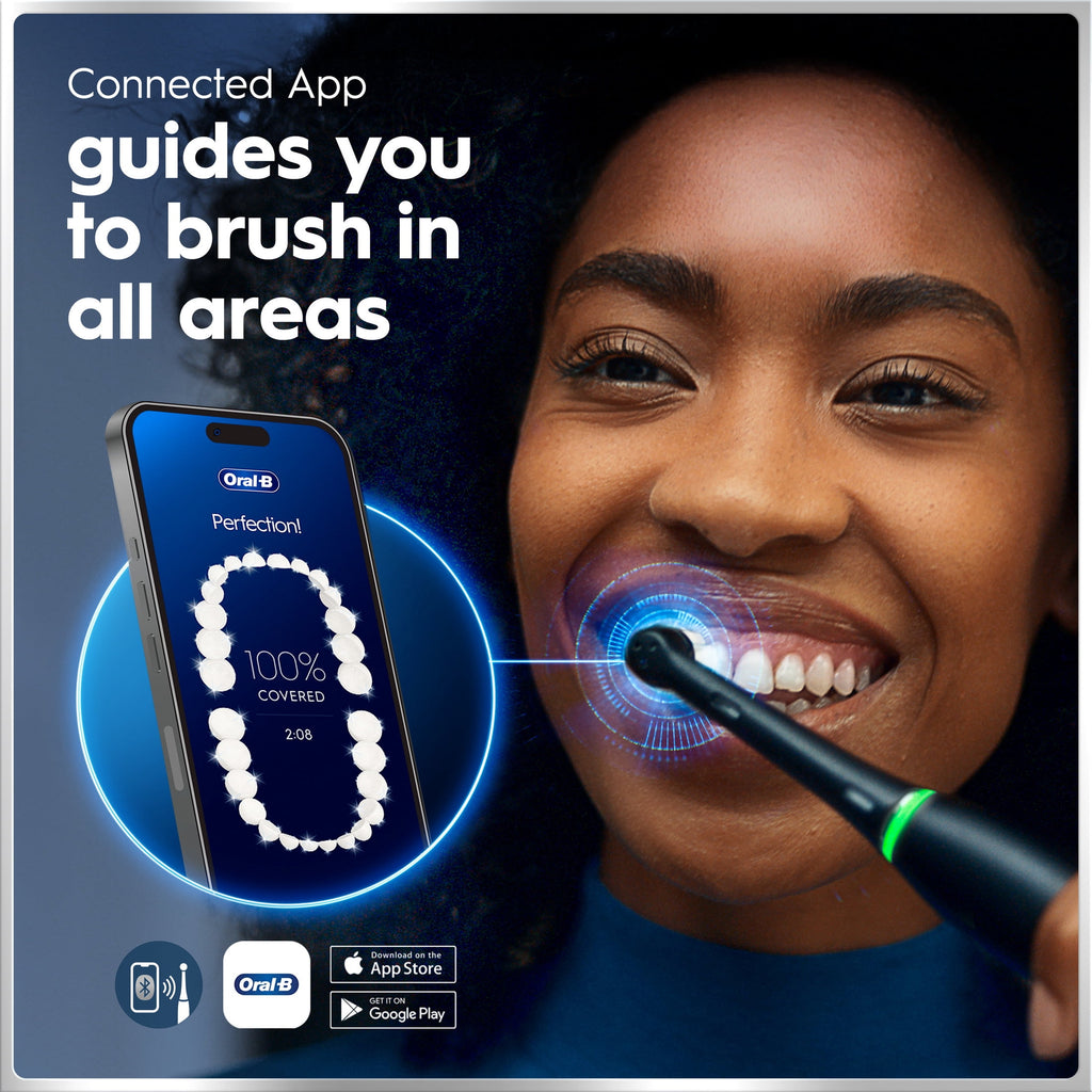 iO Series 6 Electric Toothbrush with (1) Brush Head, Black Lava