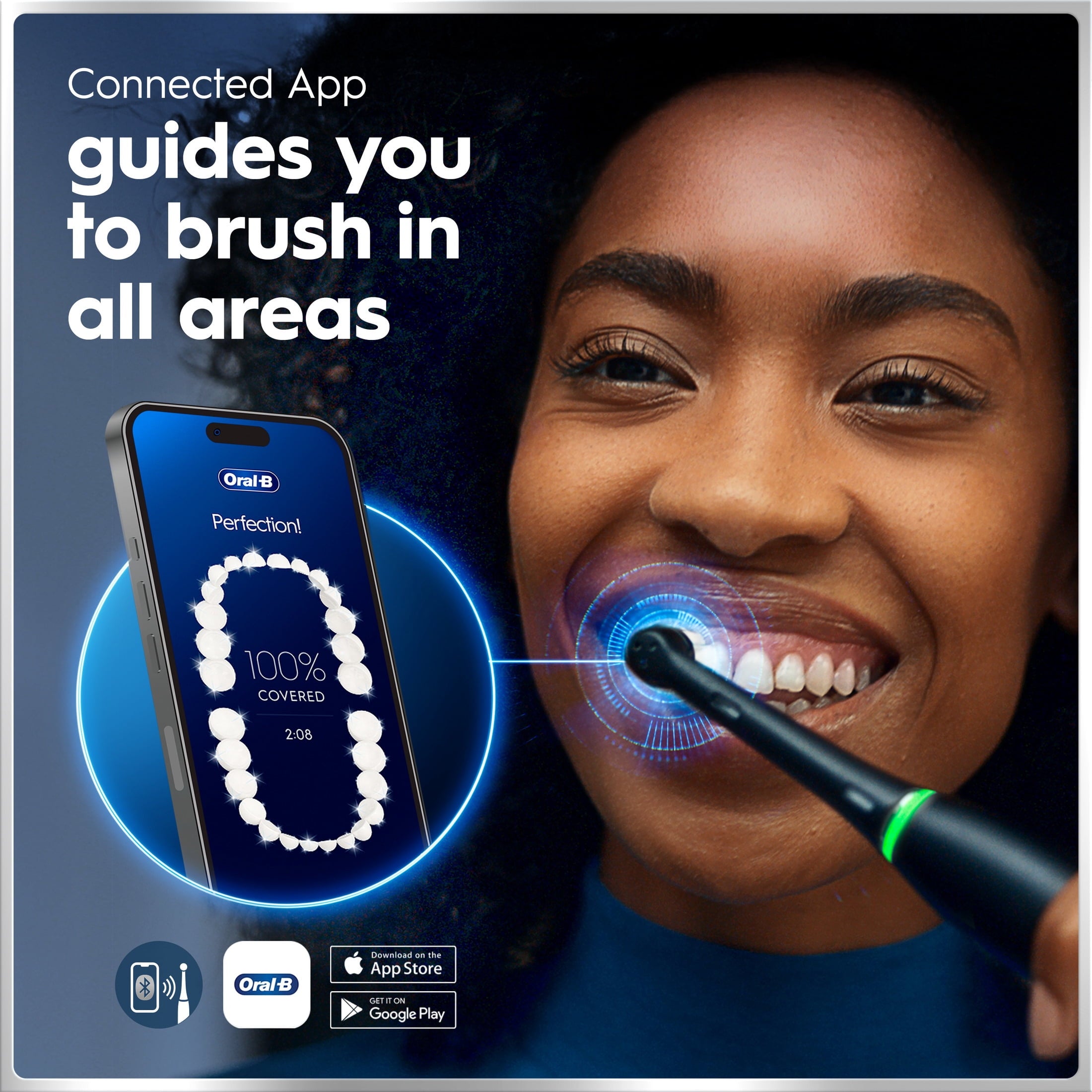 iO Series 6 Electric Toothbrush with (1) Brush Head, Black Lava