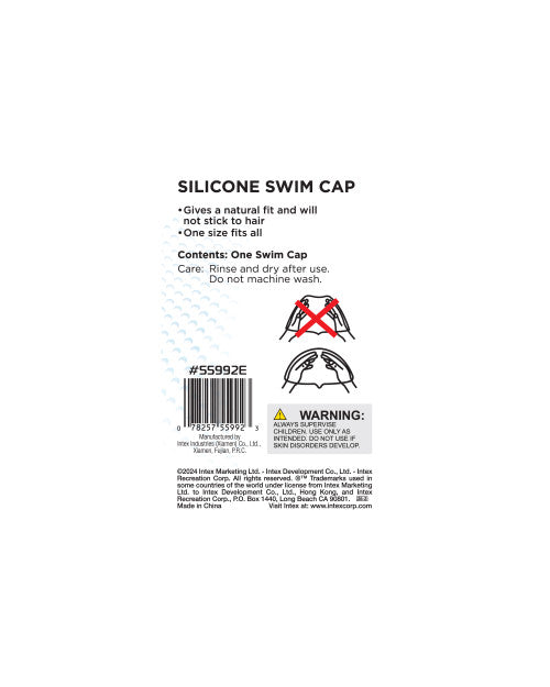 Silicone Swim Caps - Assorted