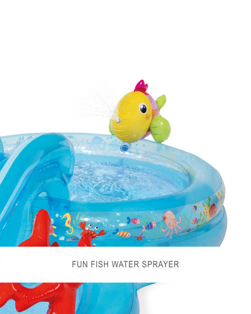 Under The Sea Inflatable Play Center with Slide
