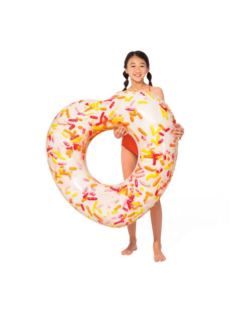 Sprinkle Donut Heart Inflatable Tube