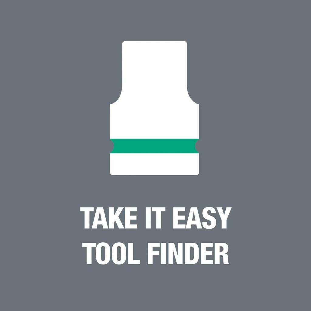 5003594001 8100 SB 2 Zyklop 3/8" Metric Ratchet Set ( Piece of 43)