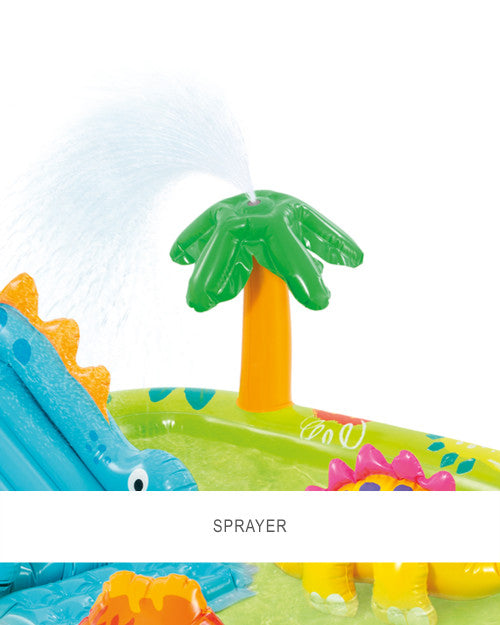 Little Dino Inflatable Play Center with Slide