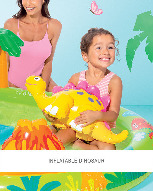 Little Dino Inflatable Play Center with Slide