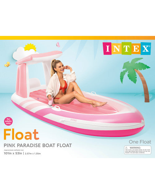 Pink Paradise Inflatable Boat Float