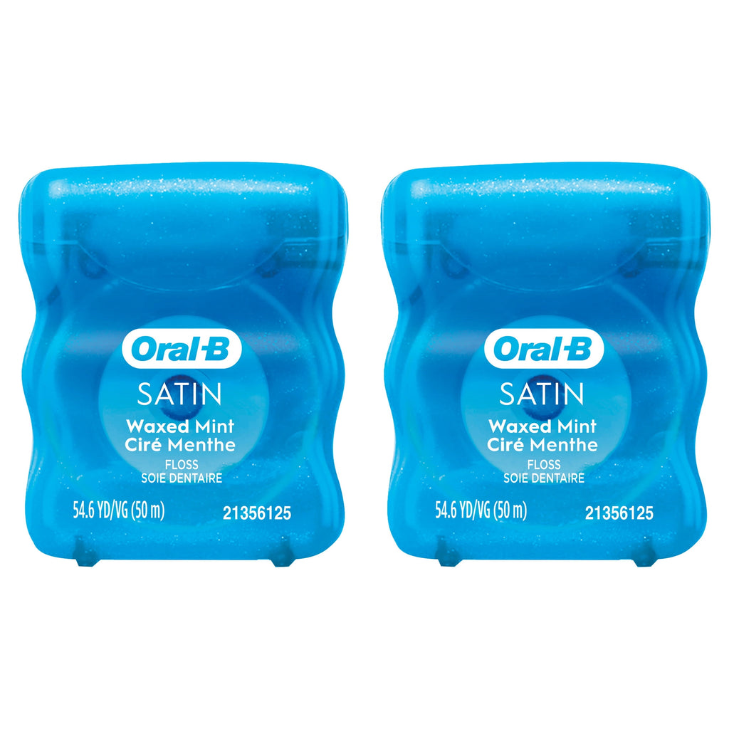 ‑B Floss, Complete Satin Mint Dental Floss, 2 Pack